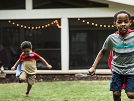 Kids having fun at a party